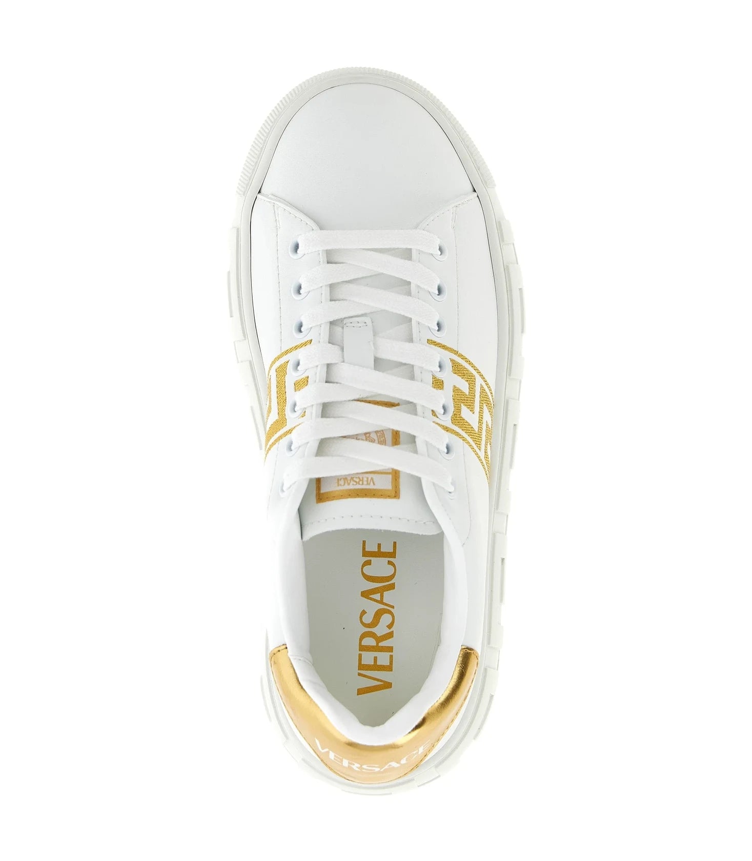 Versace Gold Platform Sneakers 