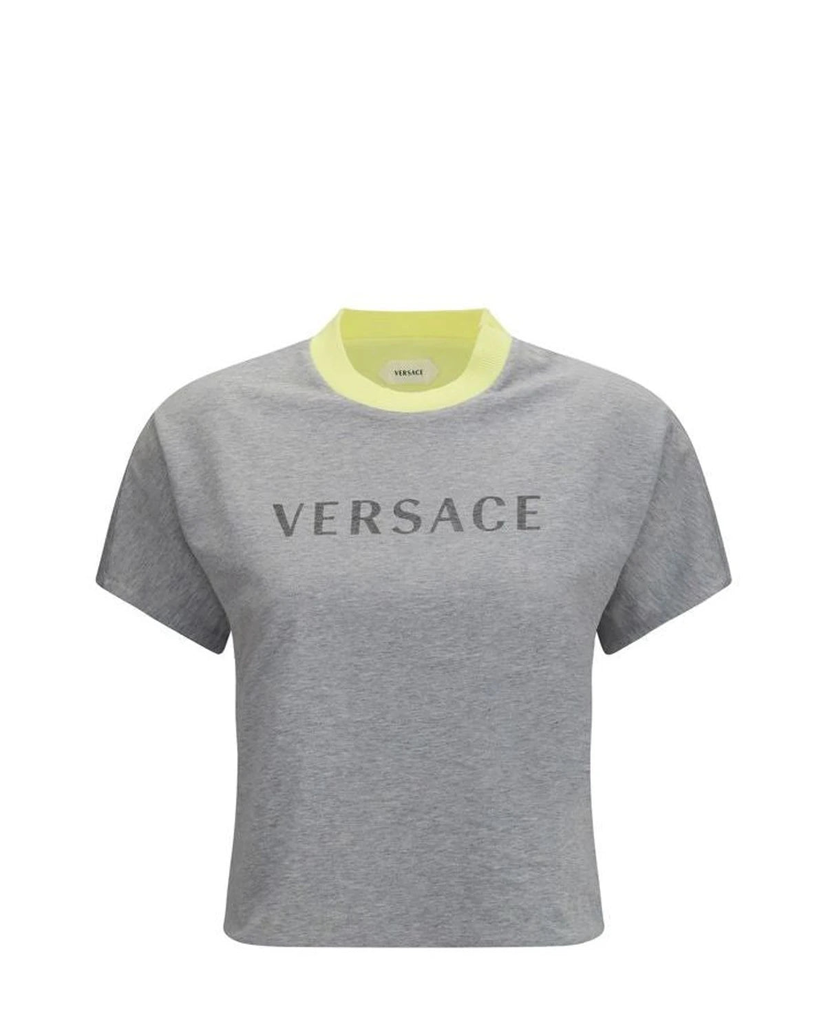 Versace T-Shirt in gray, Cotton
