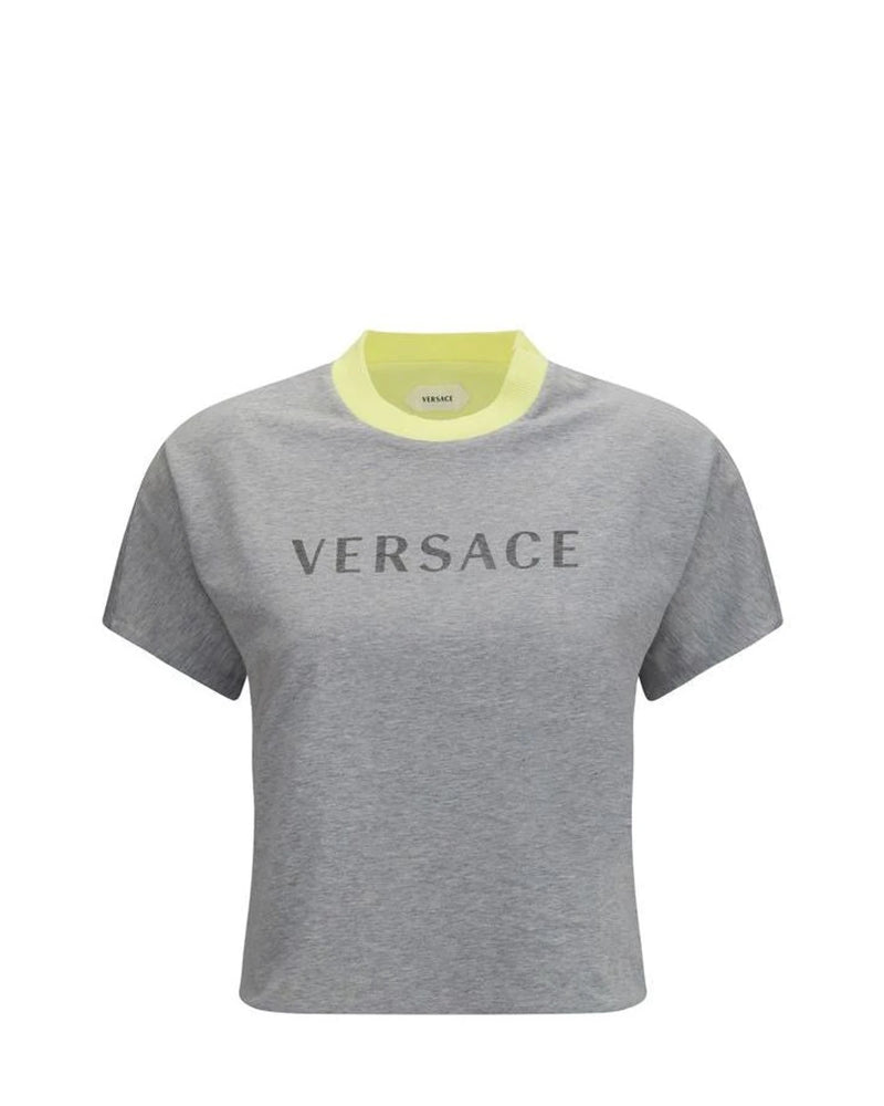 Versace T-Shirt in gray, Cotton