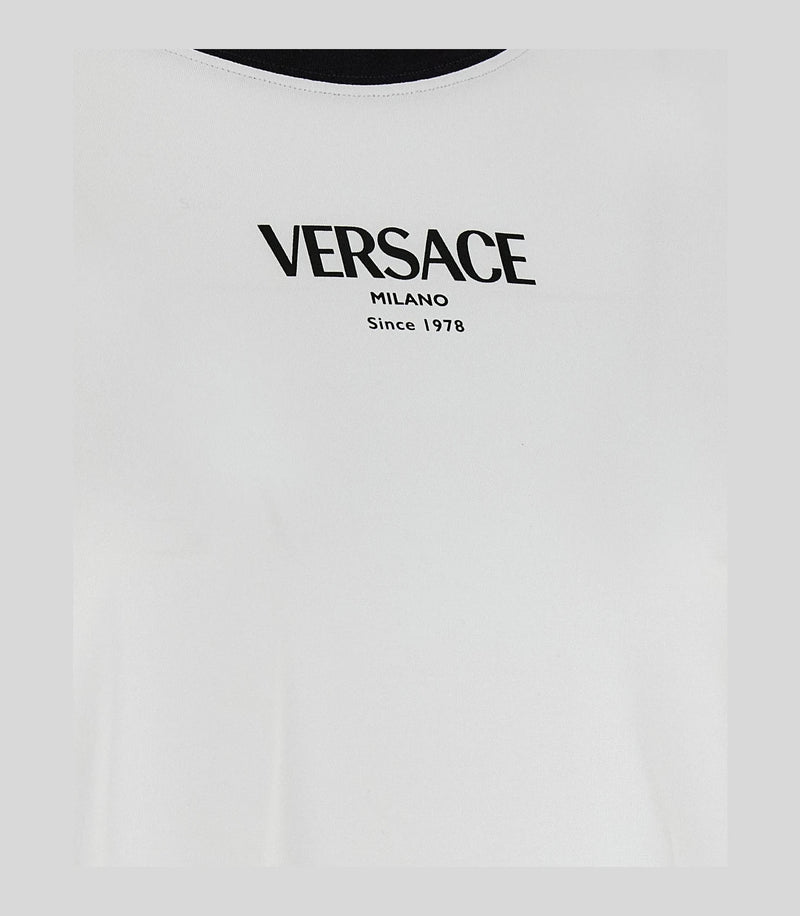 Versace T-Shirt in white, Viscose — view 4