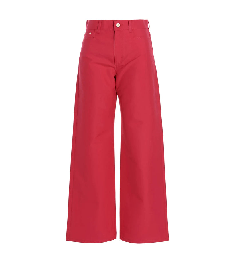 Wandler Palazzo Pant in pink, Cotton