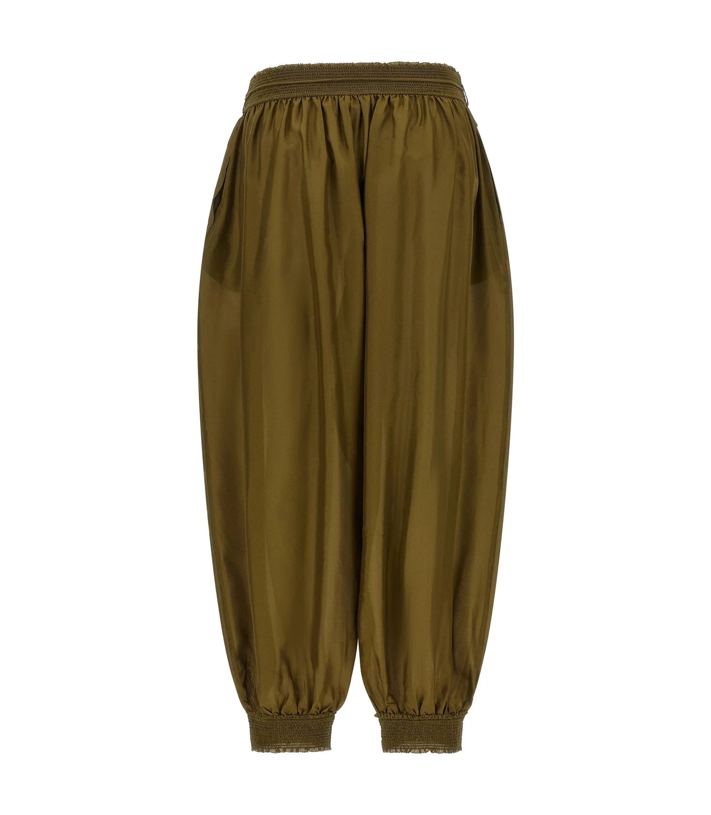 Zimmermann Harem Pant in brown, Silk — view 2