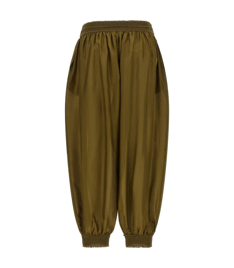 Zimmermann Harem Pant in brown, Silk — view 2