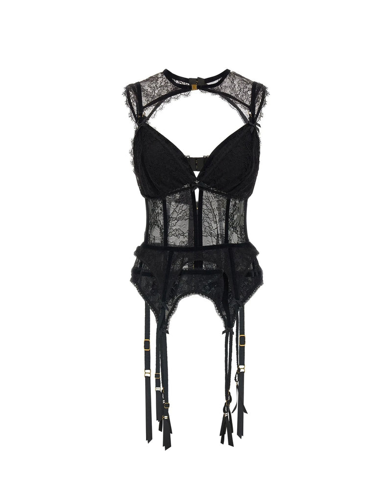 Zimmermann Lingerie Set in black, Polyamide