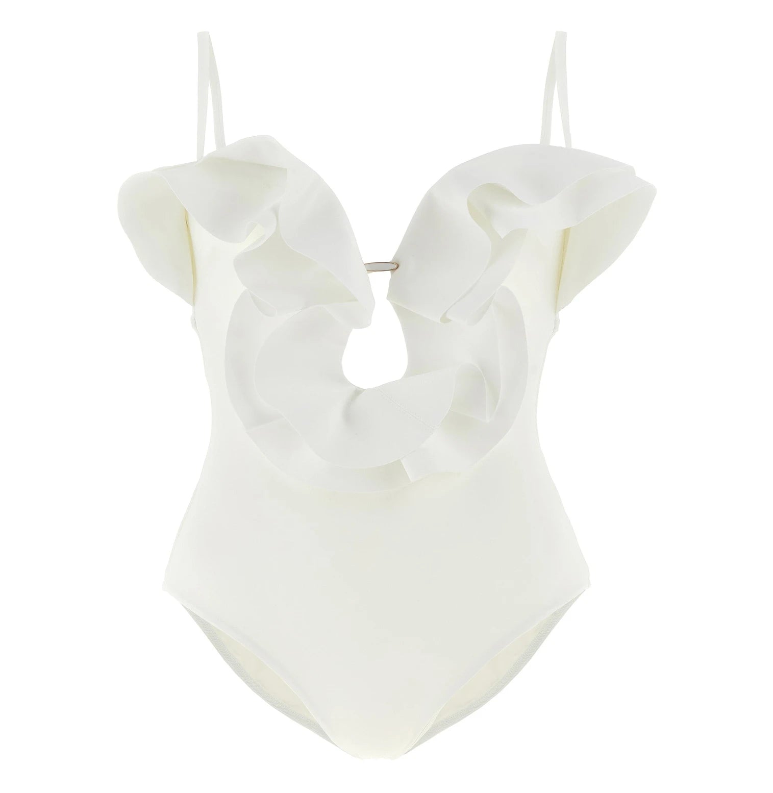 Zimmermann One-Piece Swimsuit in white, Polyamide