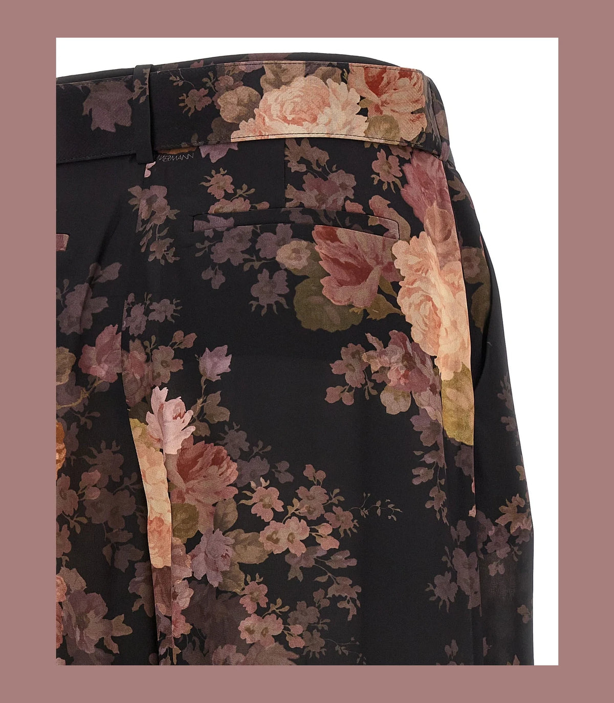 Zimmermann Palazzo Pant in multicolor, Silk — view 4