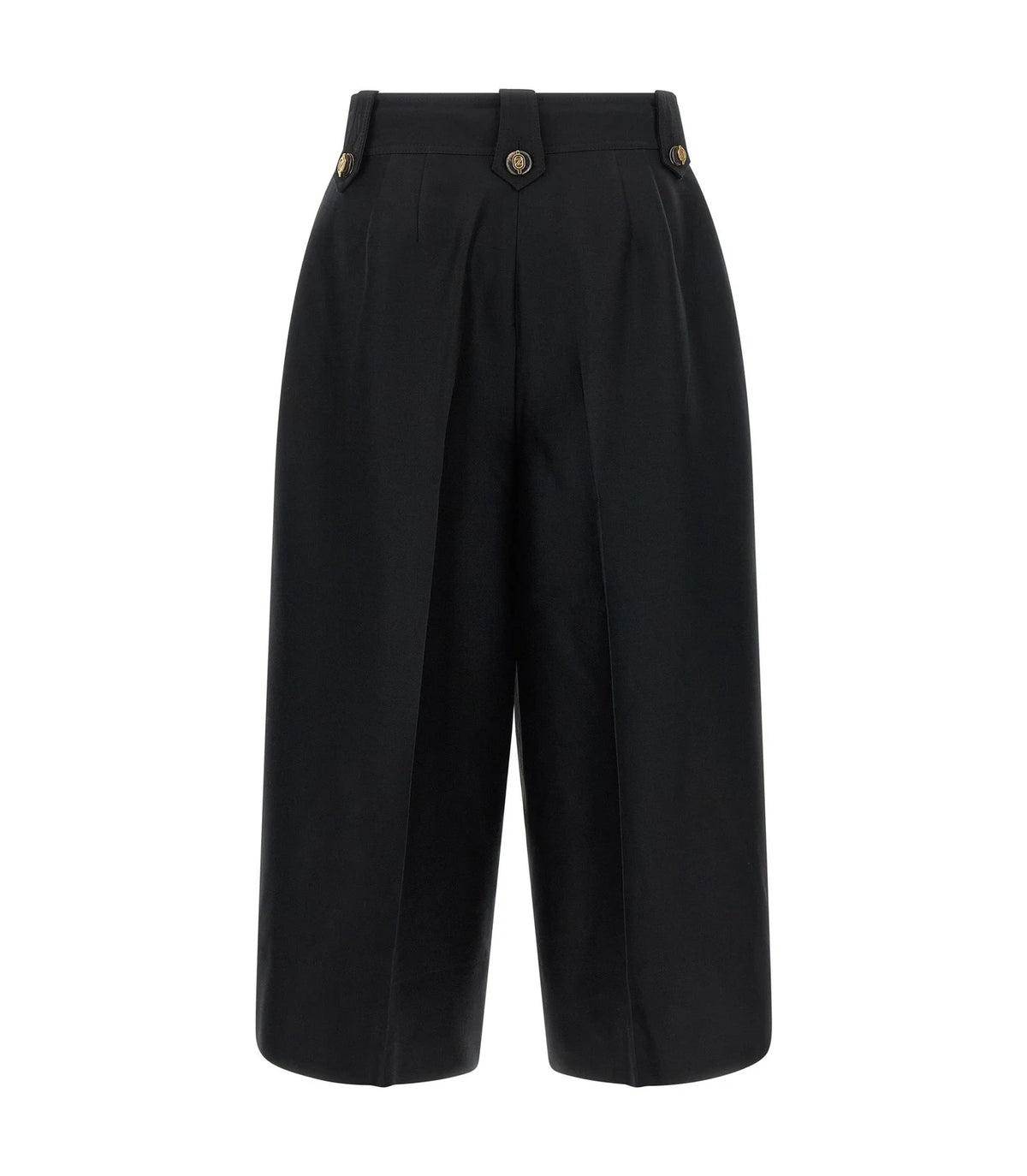 Zimmermann Short Trouser in black, Wool — view 2