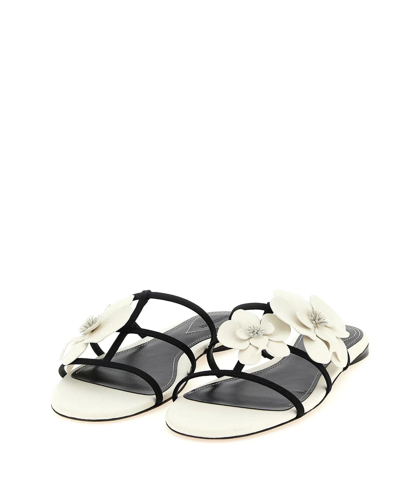 Zimmermann Slides in white, Leather — view 2