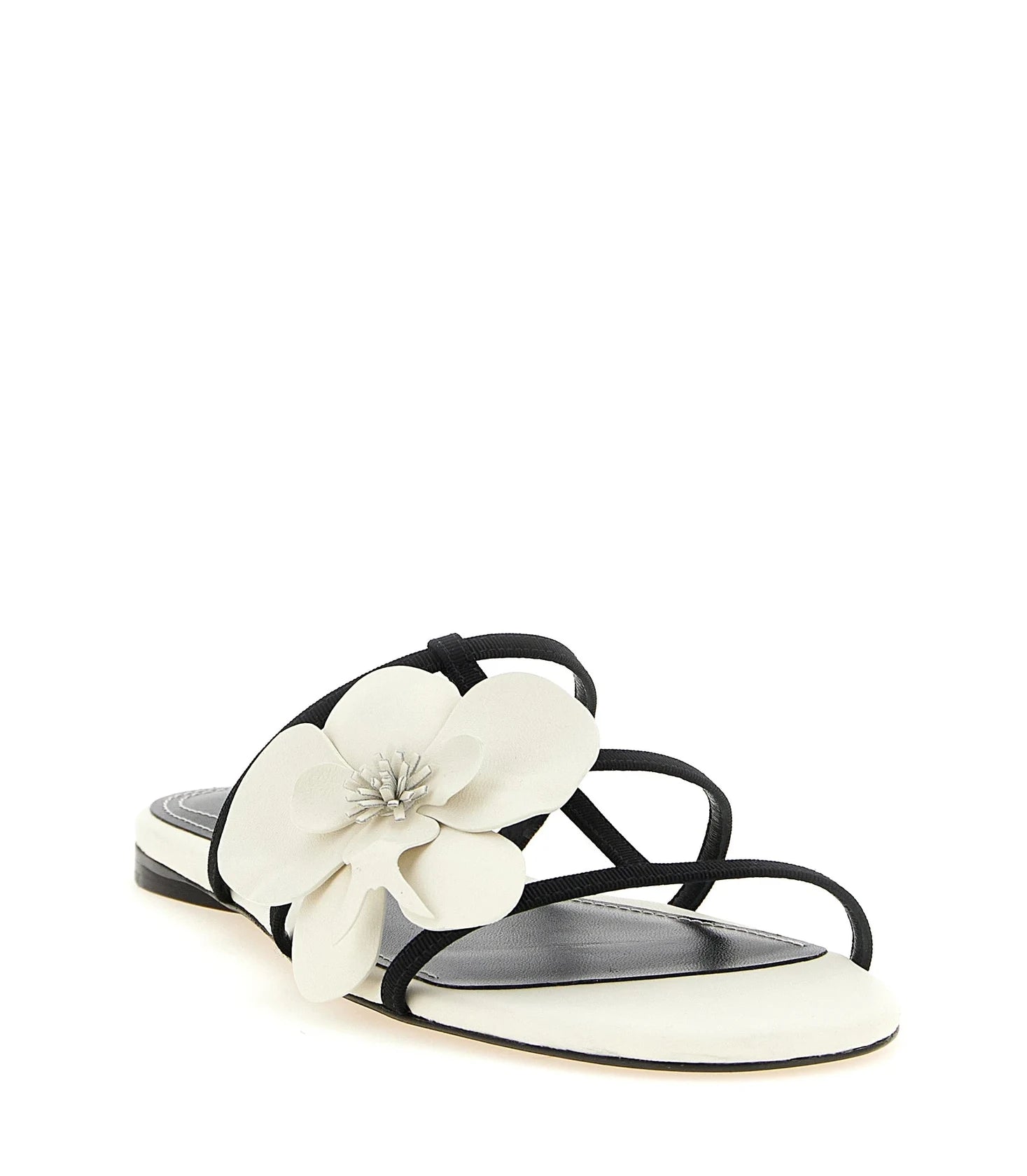Zimmermann Slides in white, Leather — view 3