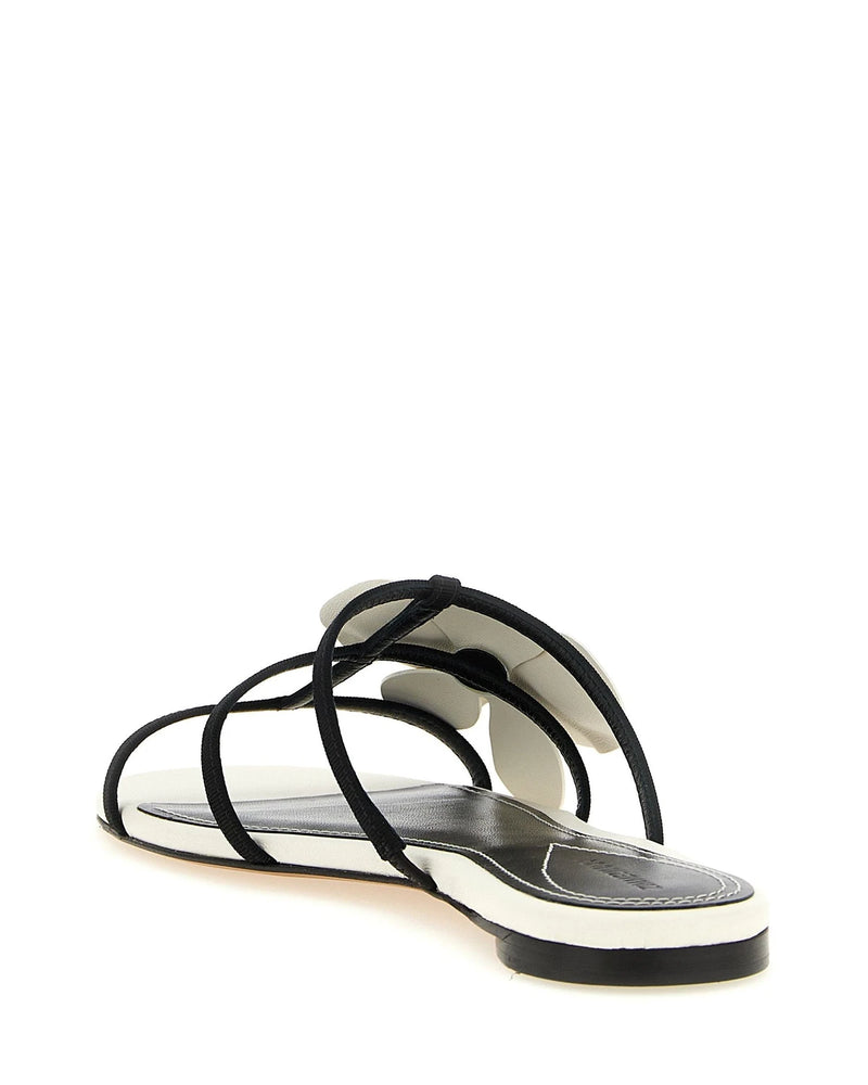 Zimmermann Slides in white, Leather — view 4